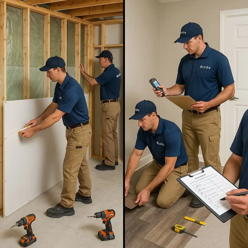 Repairs and Reconstruction process in Kingsley, MI