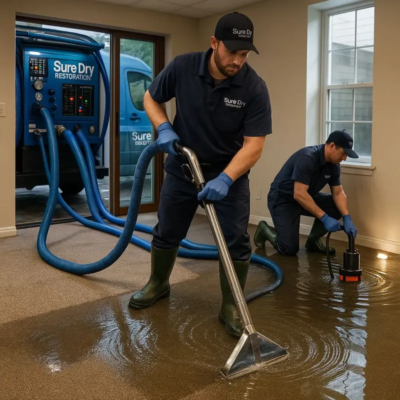 Water Extraction and Removal process in Kingsley, MI